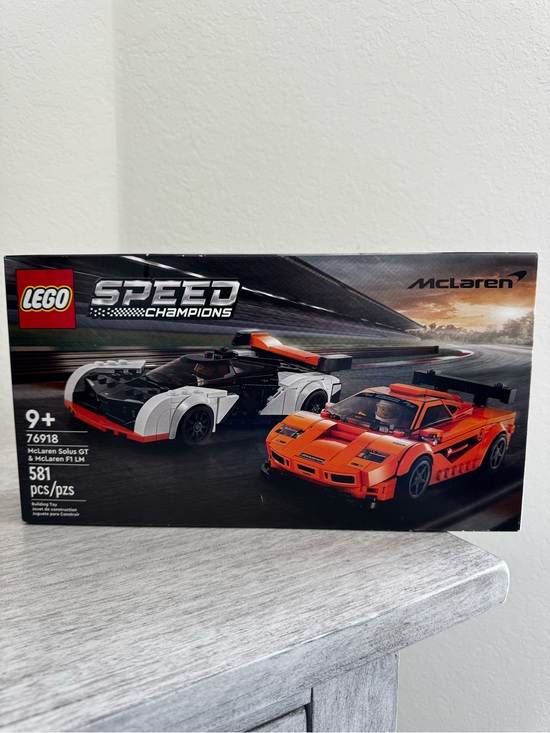 Lego Other - Lego Speed Champions McLaren GT & F1 LM Orange and White never opened